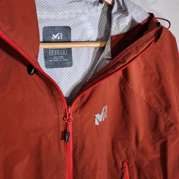 Millet Rust Orange Hooded Jacket - Picture 4 of 6